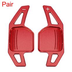 Unique Bargains Pair Red Steering Wheel Shift Paddle Cover for Audi A3 A4L A5 A6 A7 A8 S5 Q5