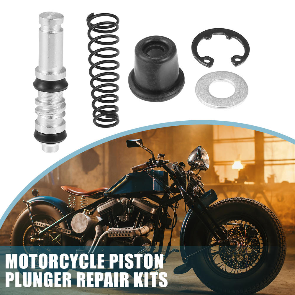 Unique Bargains 1 Set Piston Upper Pump Repair Kit Master Brake Pump for Motocross Scooter 11mm