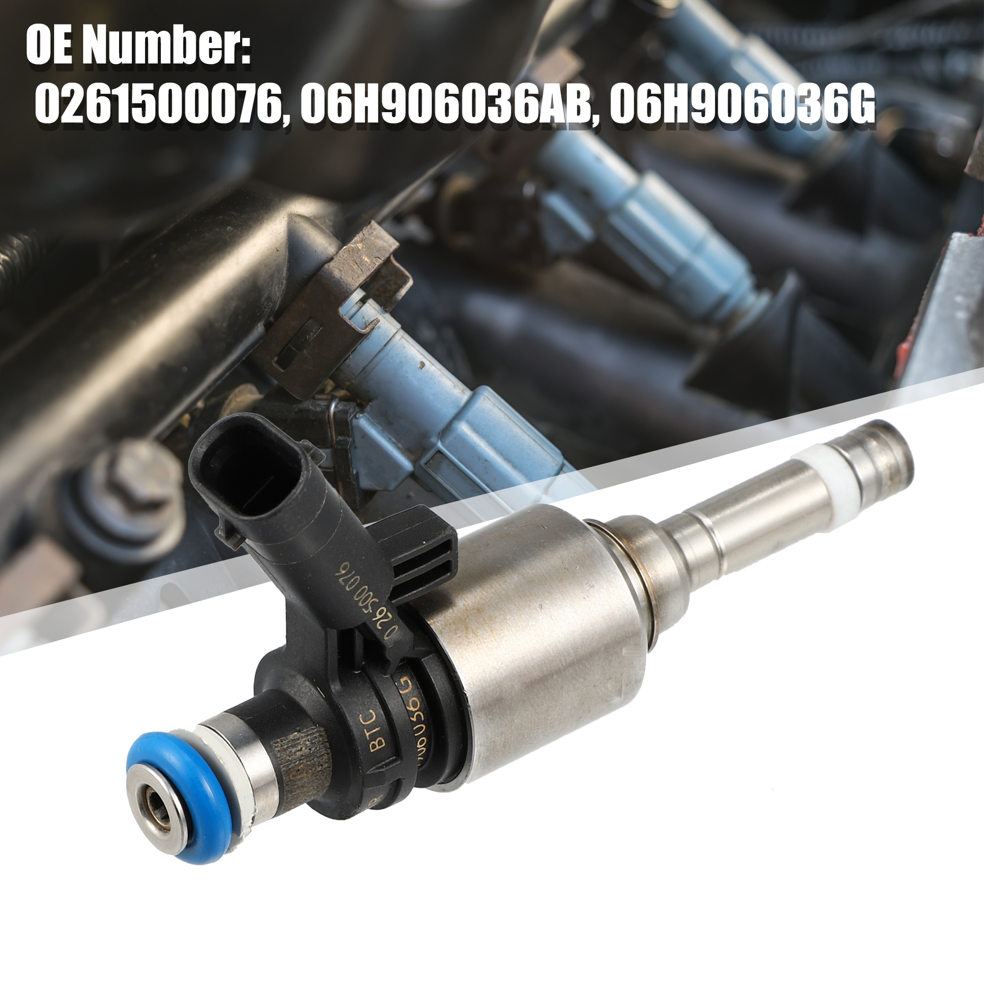 Unique Bargains 0261500076 06H906036AB 06H906036G Fuel Injector for Audi A4 2.0 TFSI 2009-2015