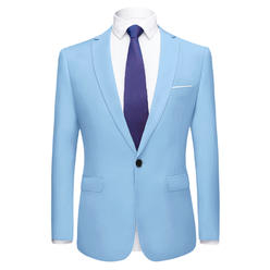 Unique Bargains Lars Amadeus Men's Dress Blazer Single Breasted Prom Suit Sports Coat