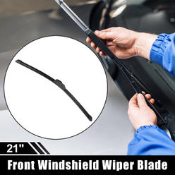 Unique Bargains 21inch Silicone Front Window Windshield Wiper Blade Left Driving without Adapter
