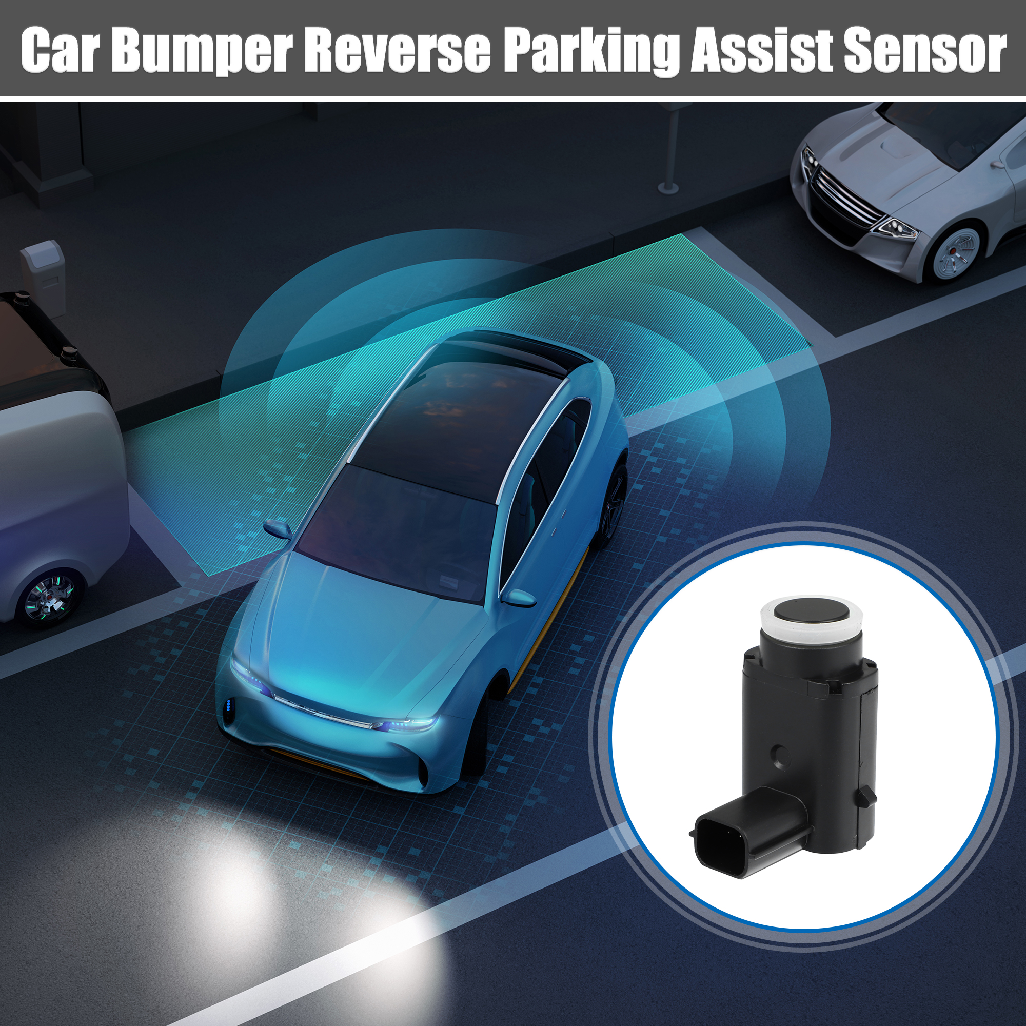 Unique Bargains Bumper Reverse Parking Assist Sensor for Cadillac ATS Base 2013-2015 25947184