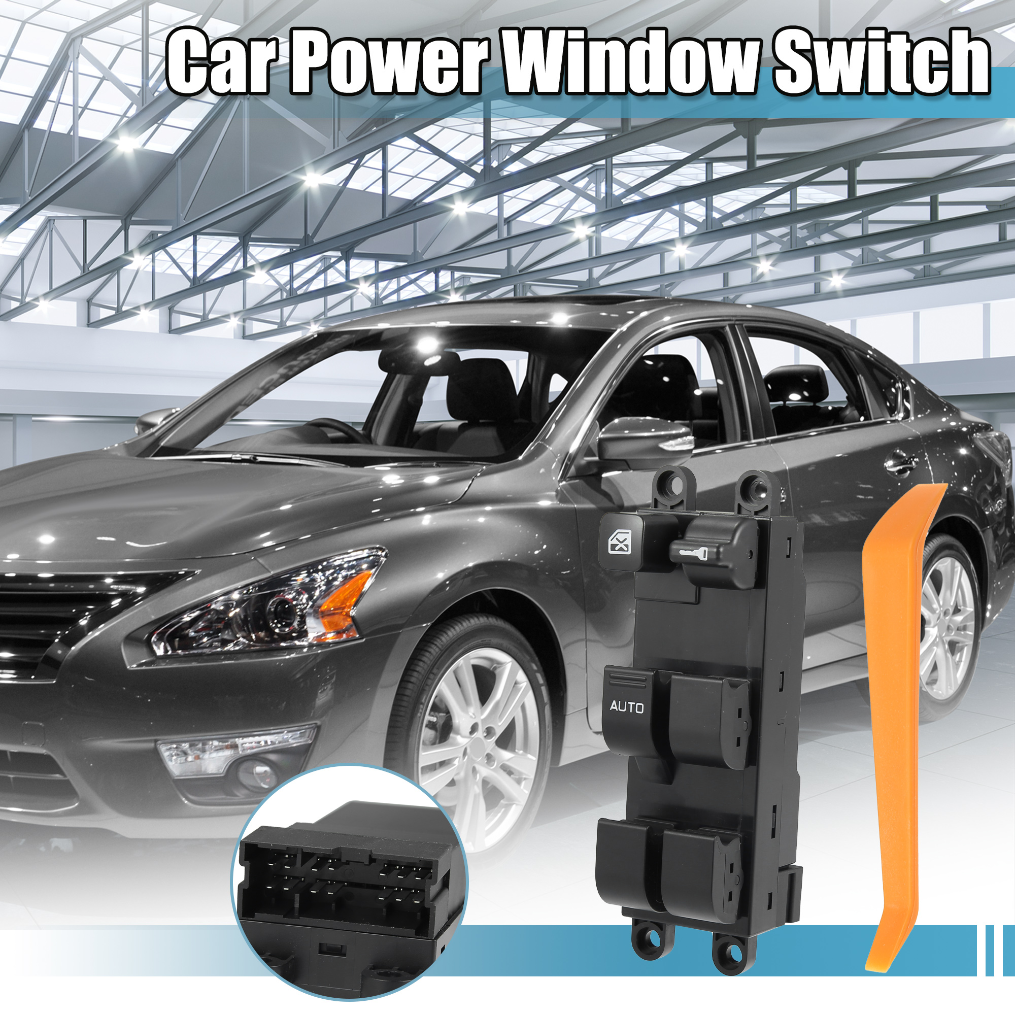 Unique Bargains Car Left Driver Side Power Window Switch for Nissan Altima 98-01 Frontier 00-04