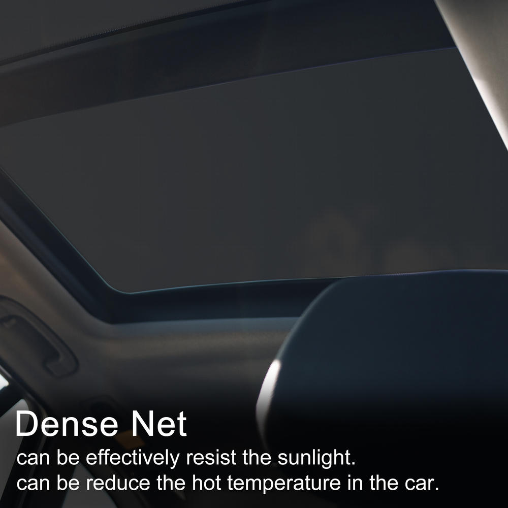 Unique Bargains Glass Roof Sunroof Shade Cover Front Window Sun Shade for Tesla Model X Top Roof