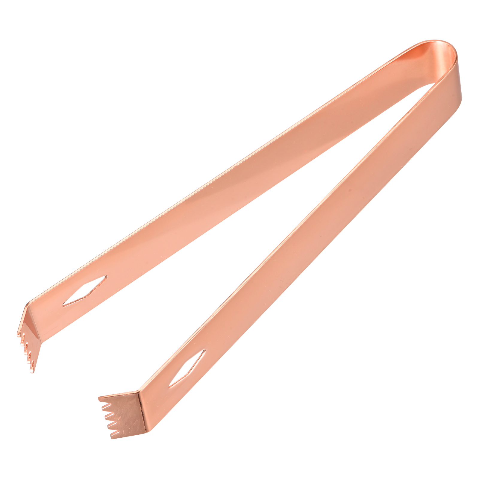 Unique Bargains Stainless Steel Ice Bucket Tongs Serving Bar Tongs for Ice Cube Sugar, Rose Gold