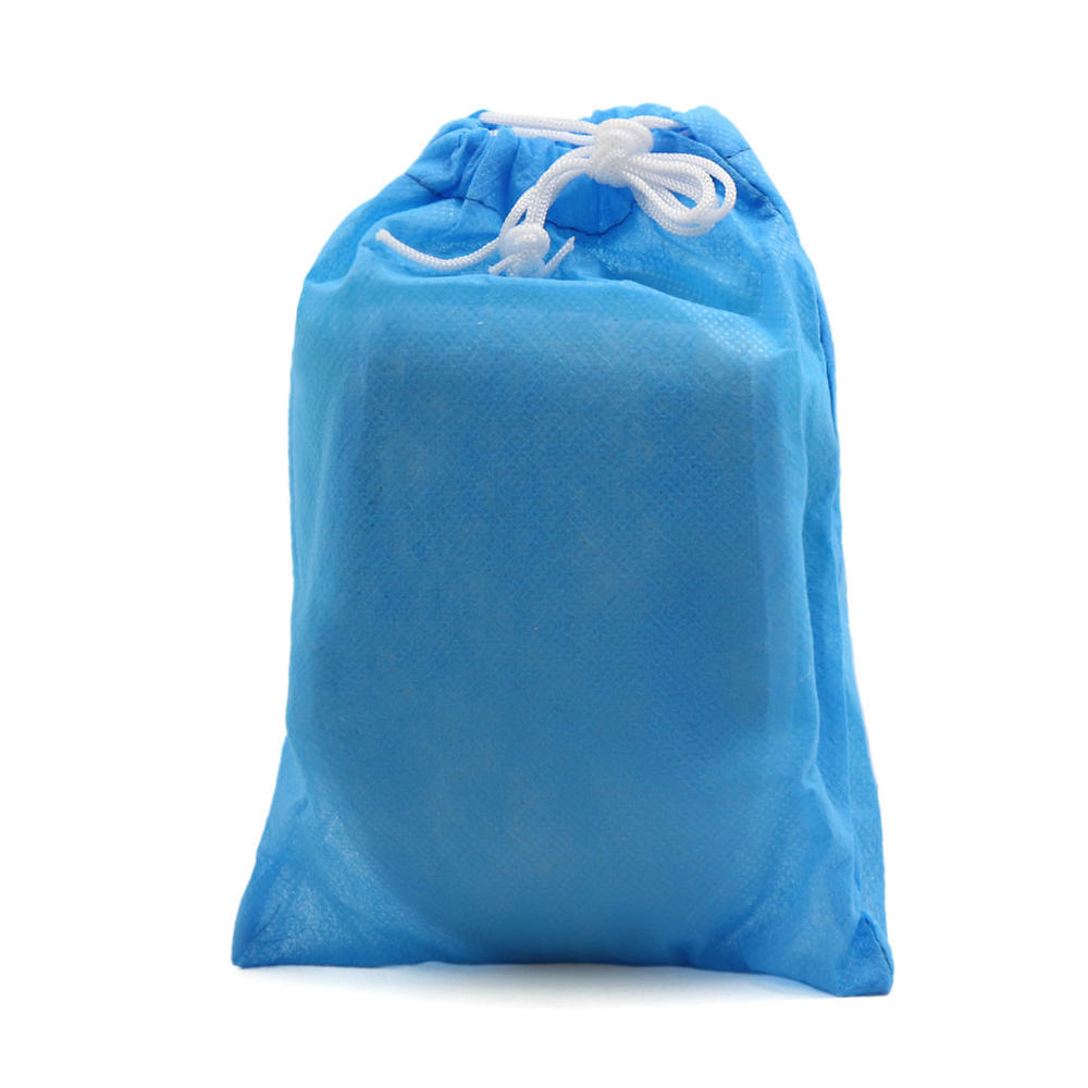 Unique Bargains 1 Pair Blue Foldable Disposable Slipper Hotel Spa Guest Slippers for Women