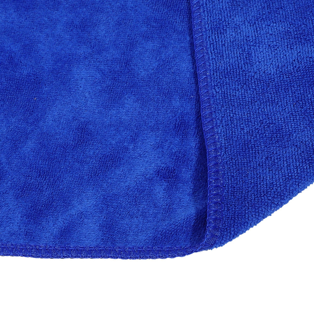 Unique Bargains 2 Pcs Men's Bath Wrap Towel Adjustable Robes with Hair Dry Cap 70x140cm Blue
