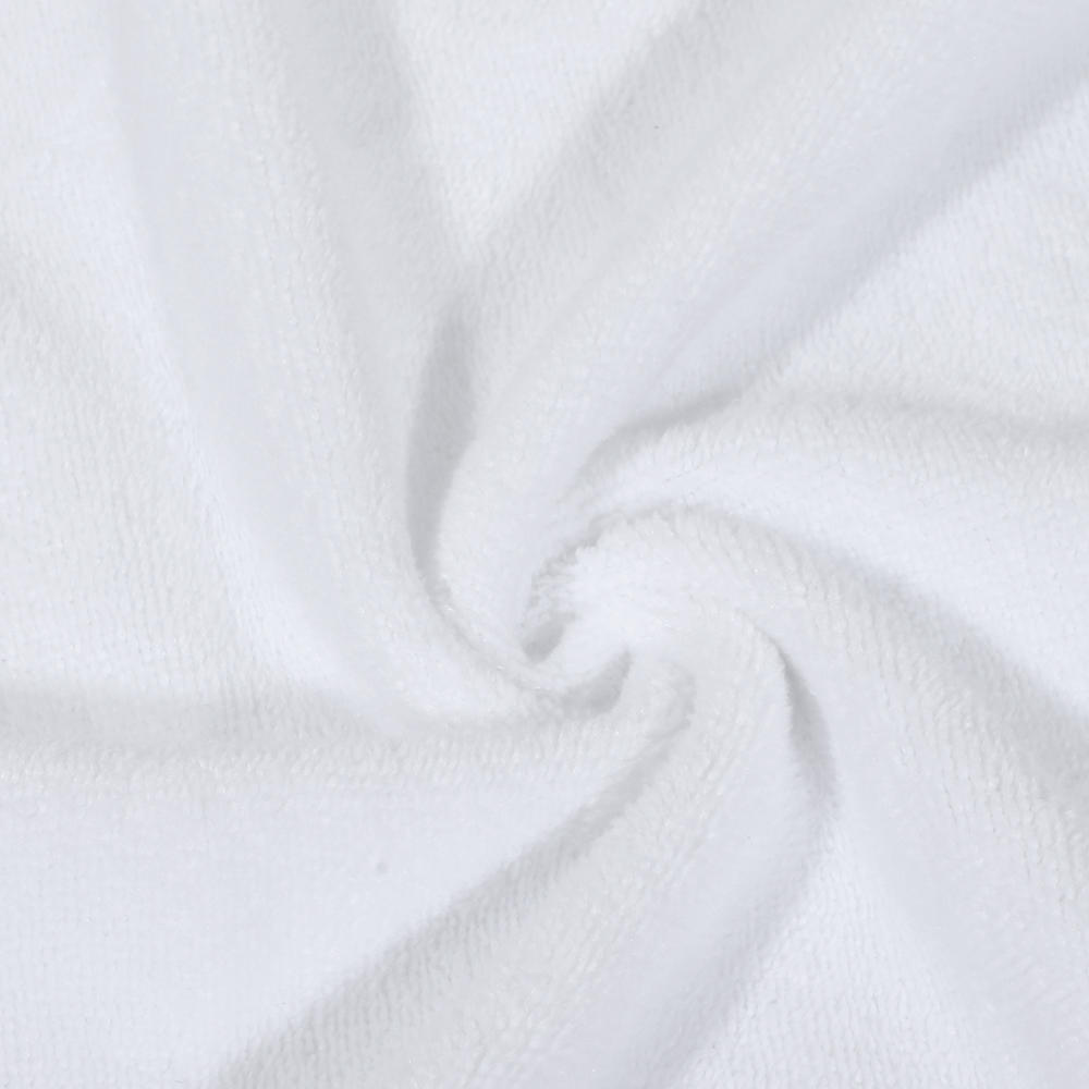 Unique Bargains 2 Pcs Men's Bath Wrap Towel Adjustable Robes with Hair Dry Cap 70x140cm White