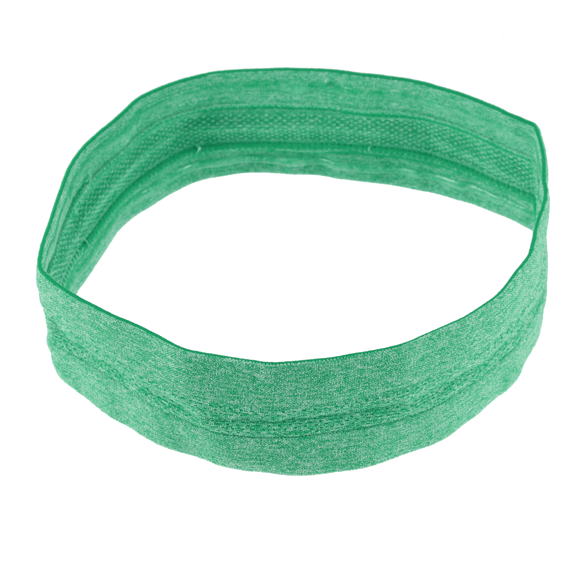 Unique Bargains 1 PCS Headbands Sweatbands Stretchy Headband for Fitness Sports Silicone Green