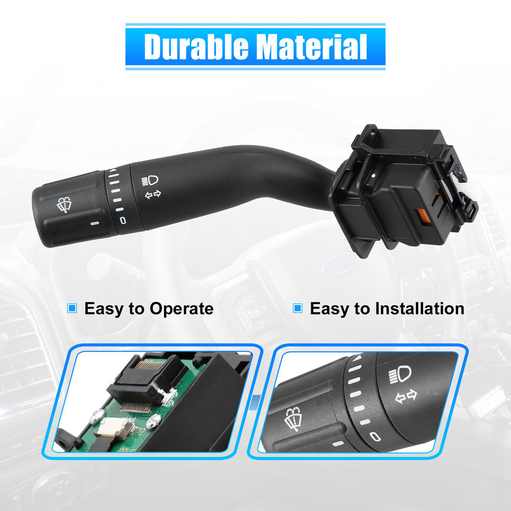 Unique Bargains Multi-Function Switch Windshield Wiper Combination Switch for Ford FL3Z13K359AA