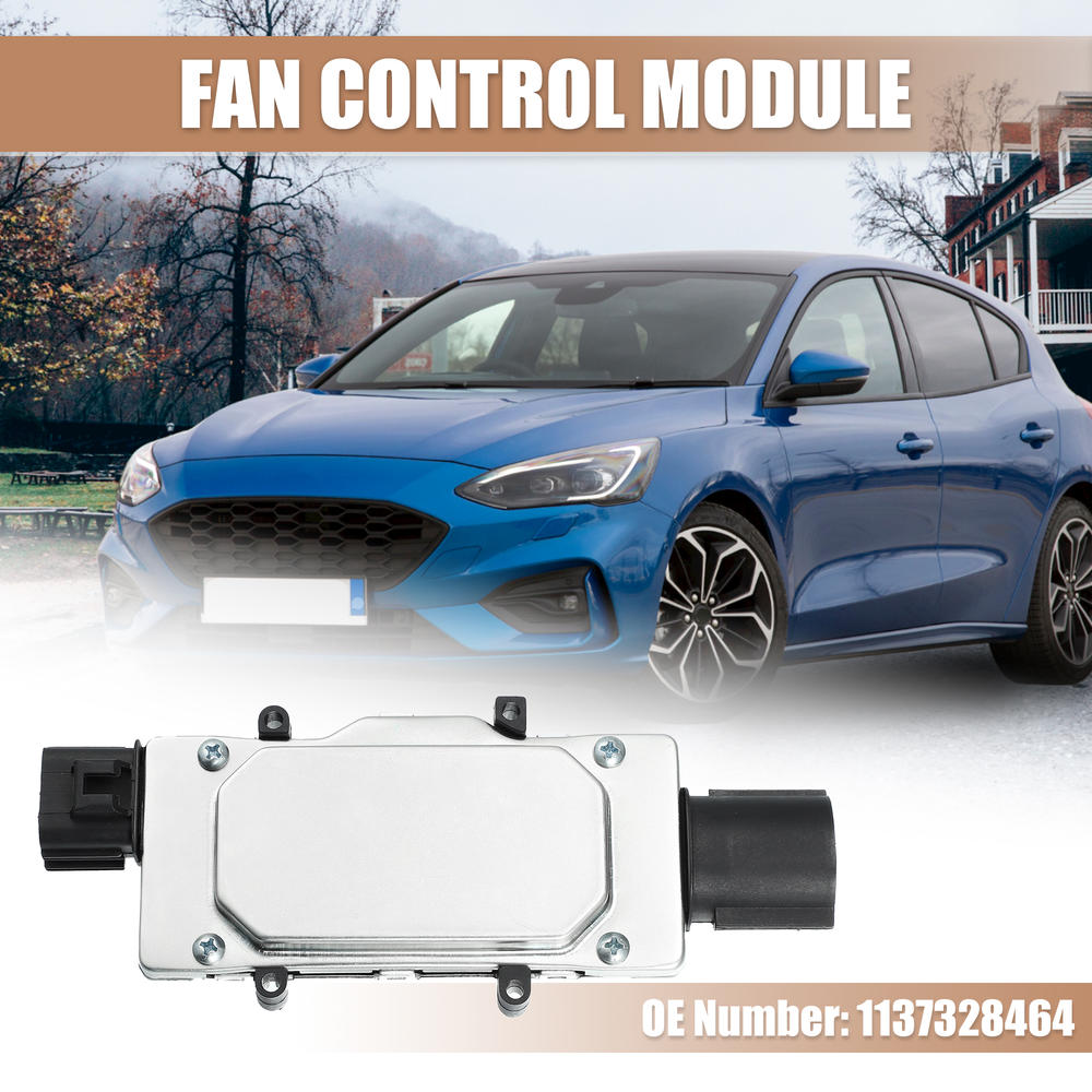 Unique Bargains Engine Cooling Fan Control Module Fit for Ford Focus Replace 1137328567