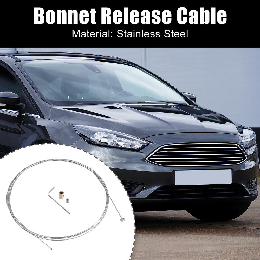 Unique Bargains Engine Bonnet Release Cable Fix Kit Silver Tone for Ford Mondeo Mk4 2007-2021