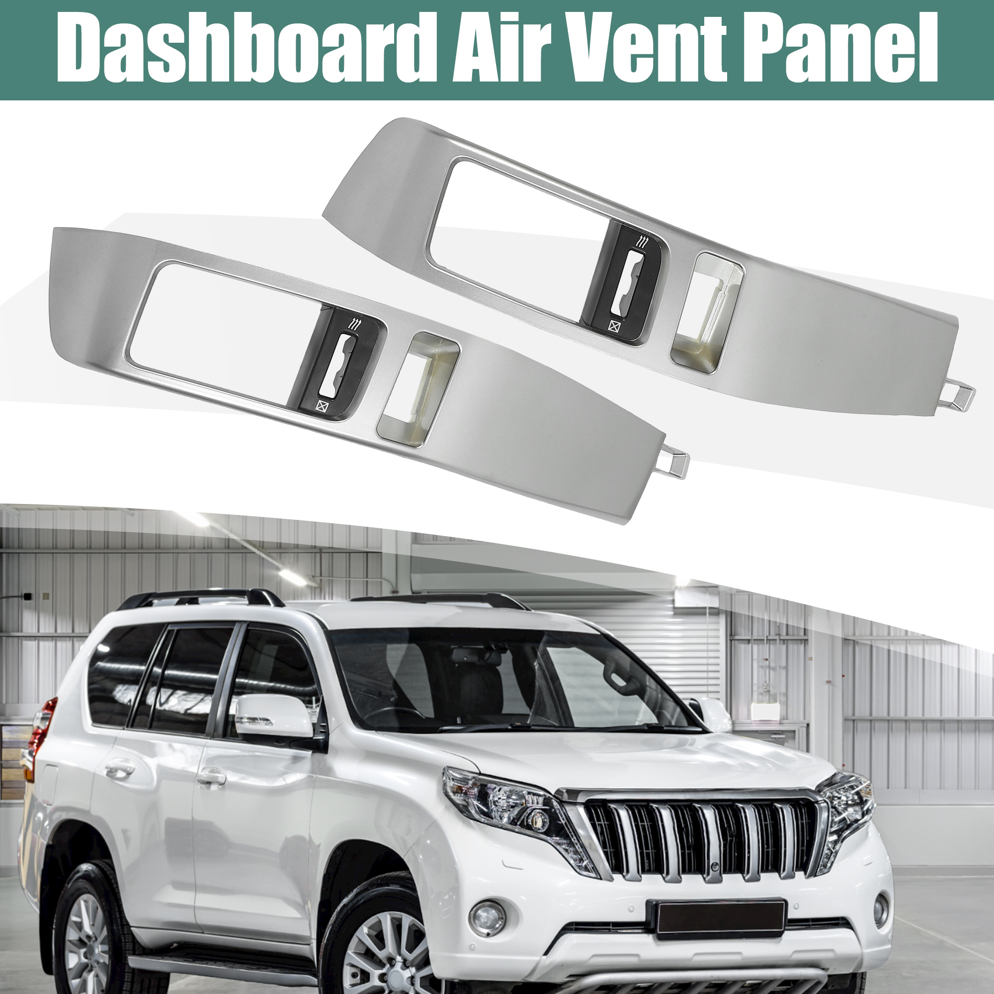 Unique Bargains Center Dash A/C Air Vent Outlet Panel Frame for Toyota Land Cruiser Prado 03-09