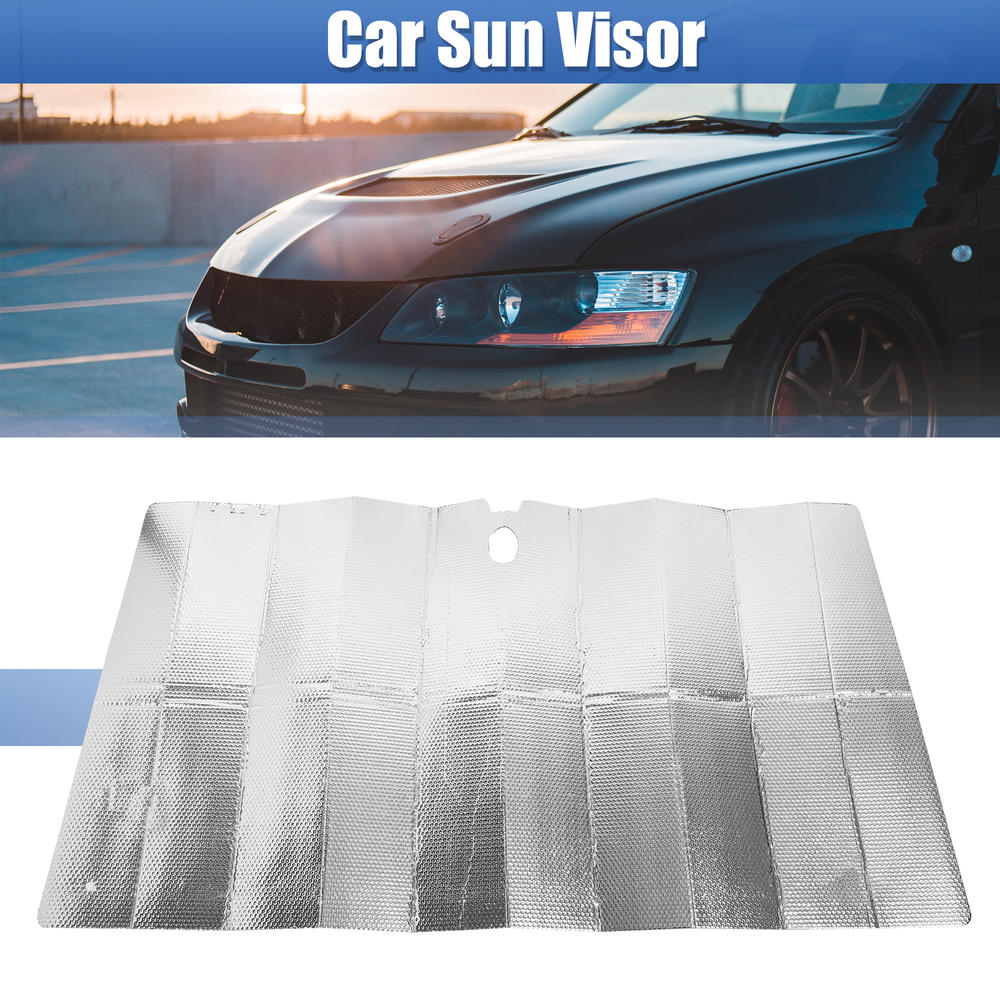 Unique Bargains Car Sun Shade Front Windshield Interior Anti-UV Against Heat Rays 150x80cm
