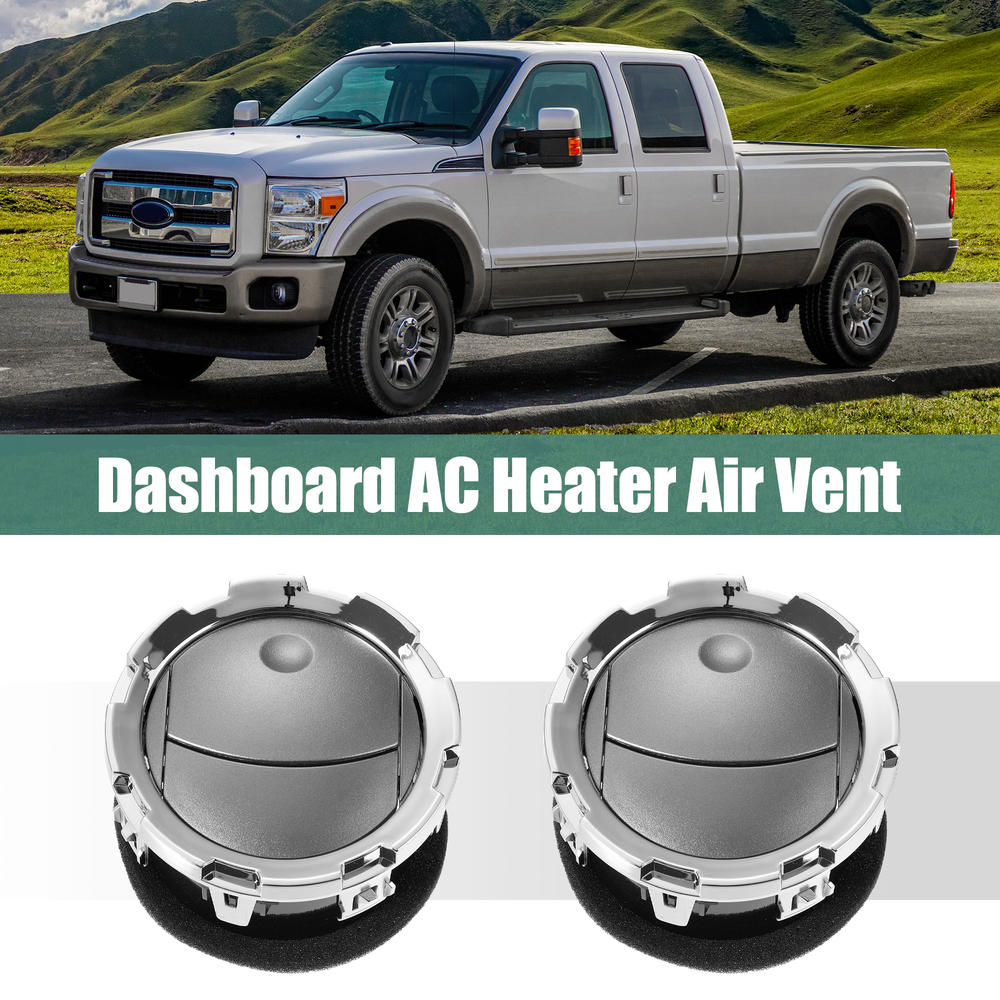 Unique Bargains 2 Pcs Front Dashboard AC Heater Air Vent DC3Z19893BA for Ford F-250 F-350 11-15