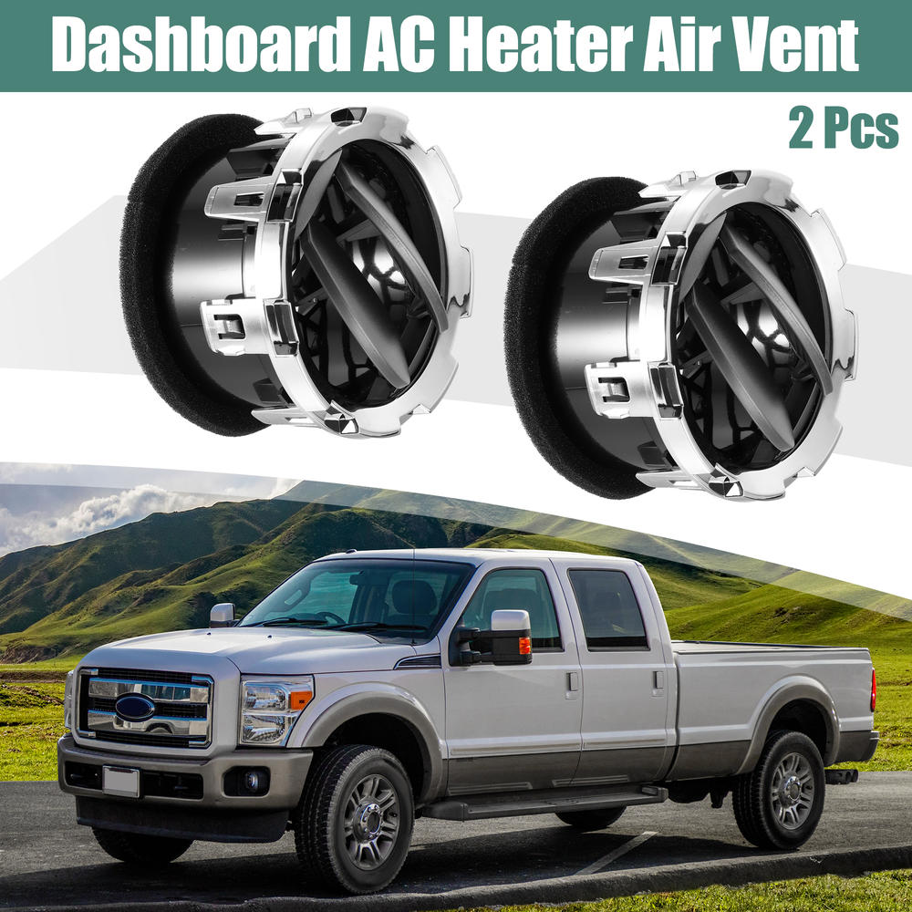 Unique Bargains 2 Pcs Front Dashboard AC Heater Air Vent DC3Z19893BA for Ford F-250 F-350 11-15