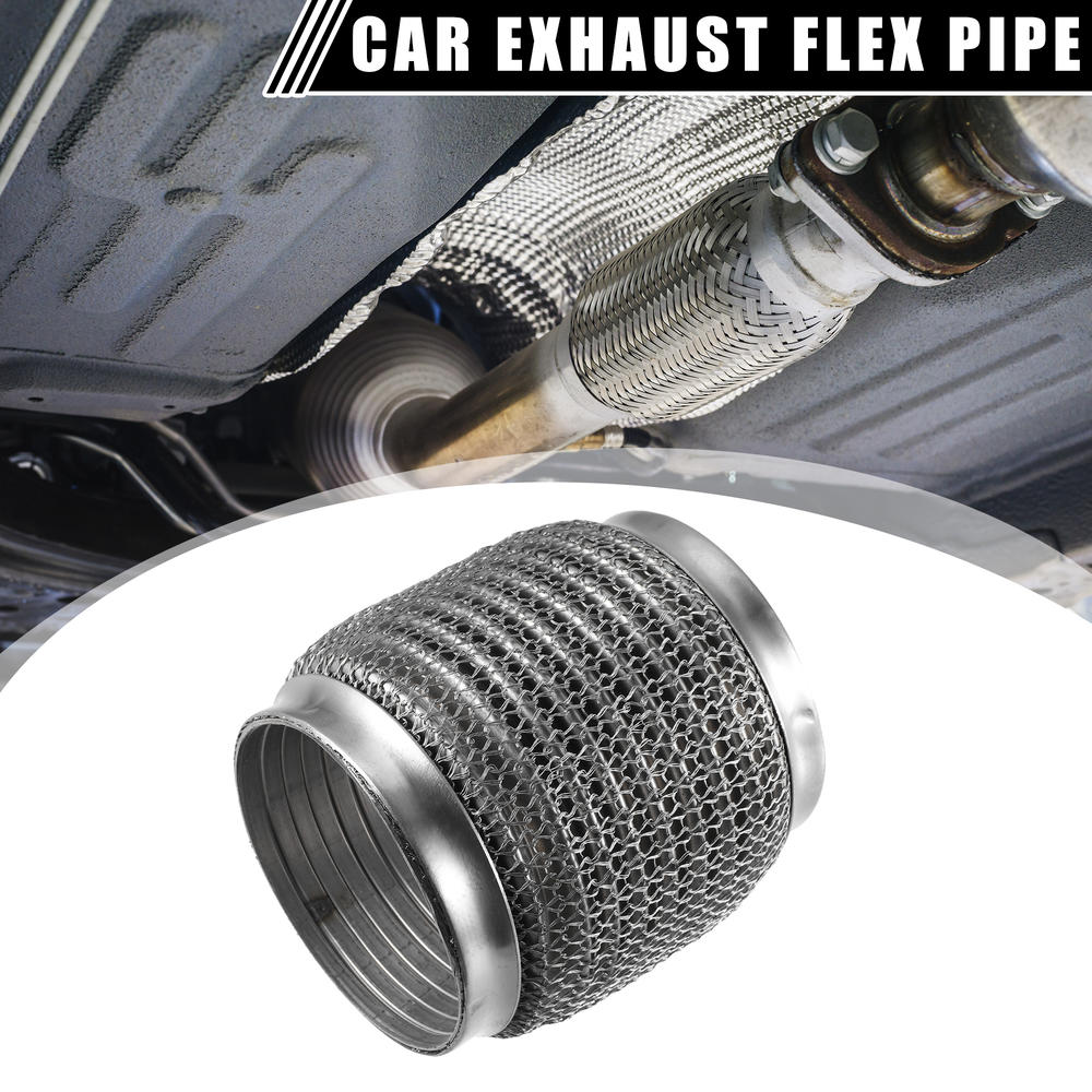Universal Generator Exhaust Extension X AUTOHAUX 1 Pcs 1.75"x10"x14" Car Exhaust Flexible Pipe Tubing Univ Universal X Pipe - Foto 13