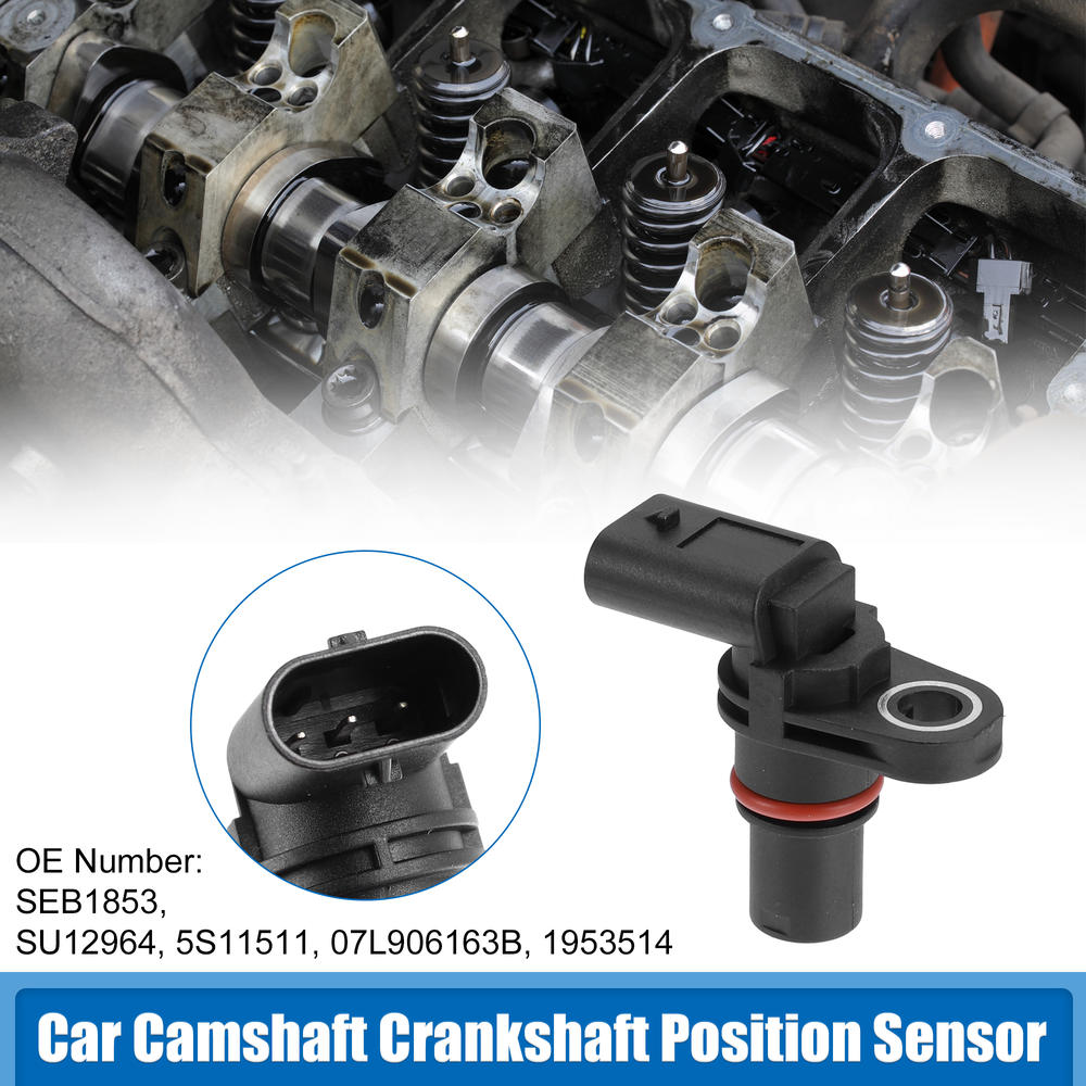 Unique Bargains SEB1853 07L906163B Car Camshaft Position Sensor 3 Pins for Volkswagen for Audi