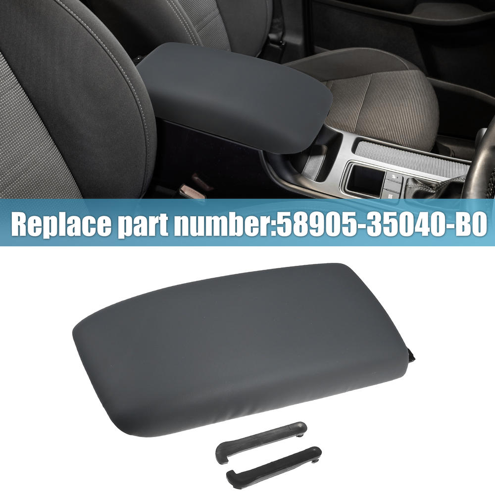 Unique Bargains Car Center Console Lid Replace for Toyota Tacoma 1995-2000 58905-35040-B0 Gray