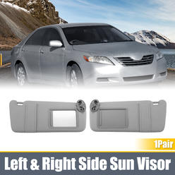 Unique Bargains 1 Pair Sun Visor Assembly W/ Mirror for Toyota 74320-06780-B0 74310-06750-B0