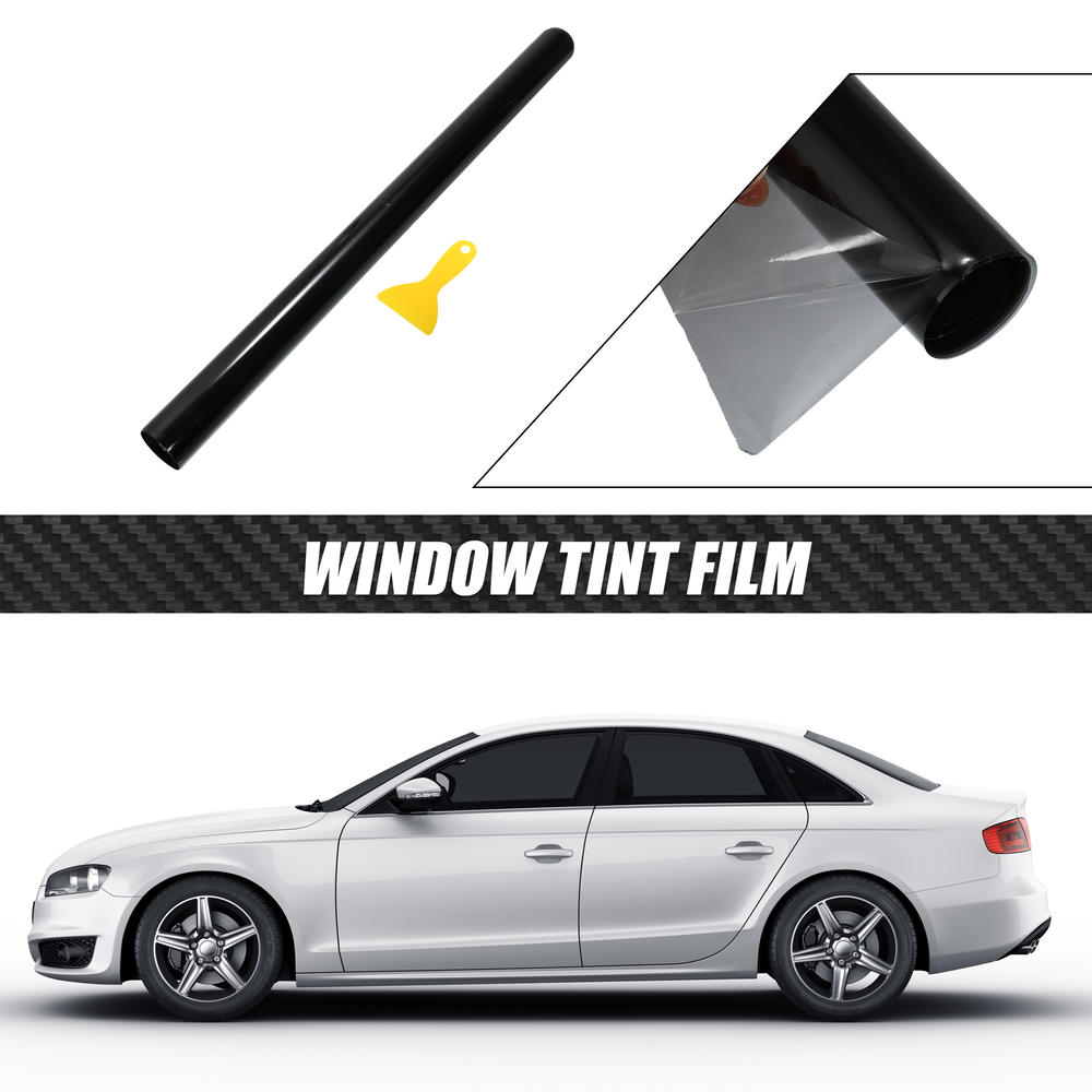 Unique Bargains Car Window Tint Film 25% VLT 50x200cm Window Tint Protection Cover Universal