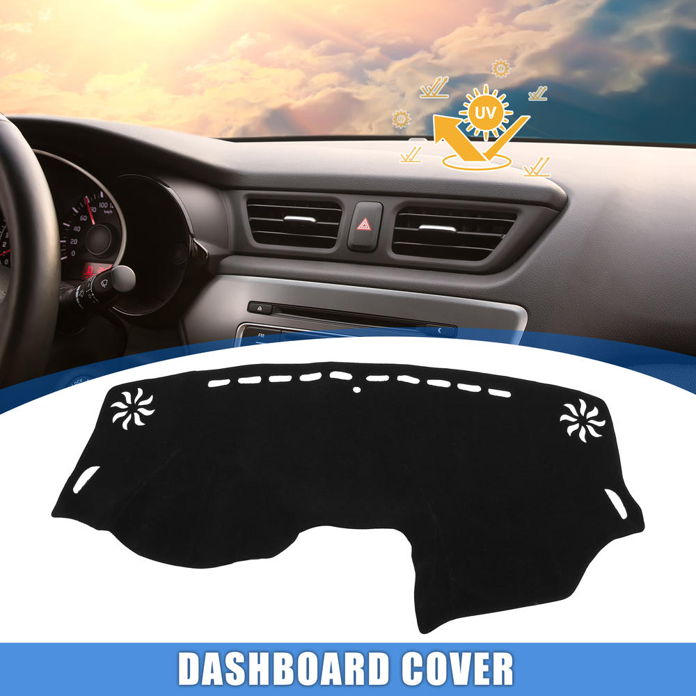 Unique Bargains Dashboard Covers for Dodge Journey 2011-2020 Dash Cover Mat Non-Slip Pad Carpet