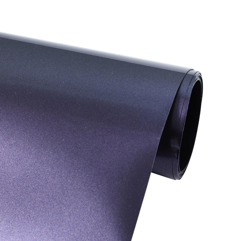 Unique Bargains Gloss Gray Purple Car Wrap Sticker Decal PVC Wrap Roll Bubble Free 1ft x 5ft
