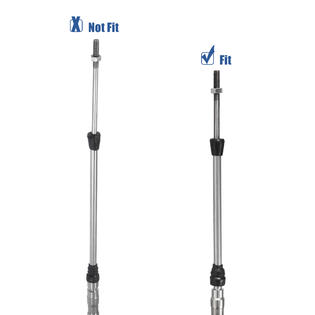 Yamaha Outboard Controls ACROPIX Universal Marine Throttle Shift Control Cable - 33C/3300 Type, 10ft Blue Cable For Yamaha & Other Outboards Universal Boat Engine Cable