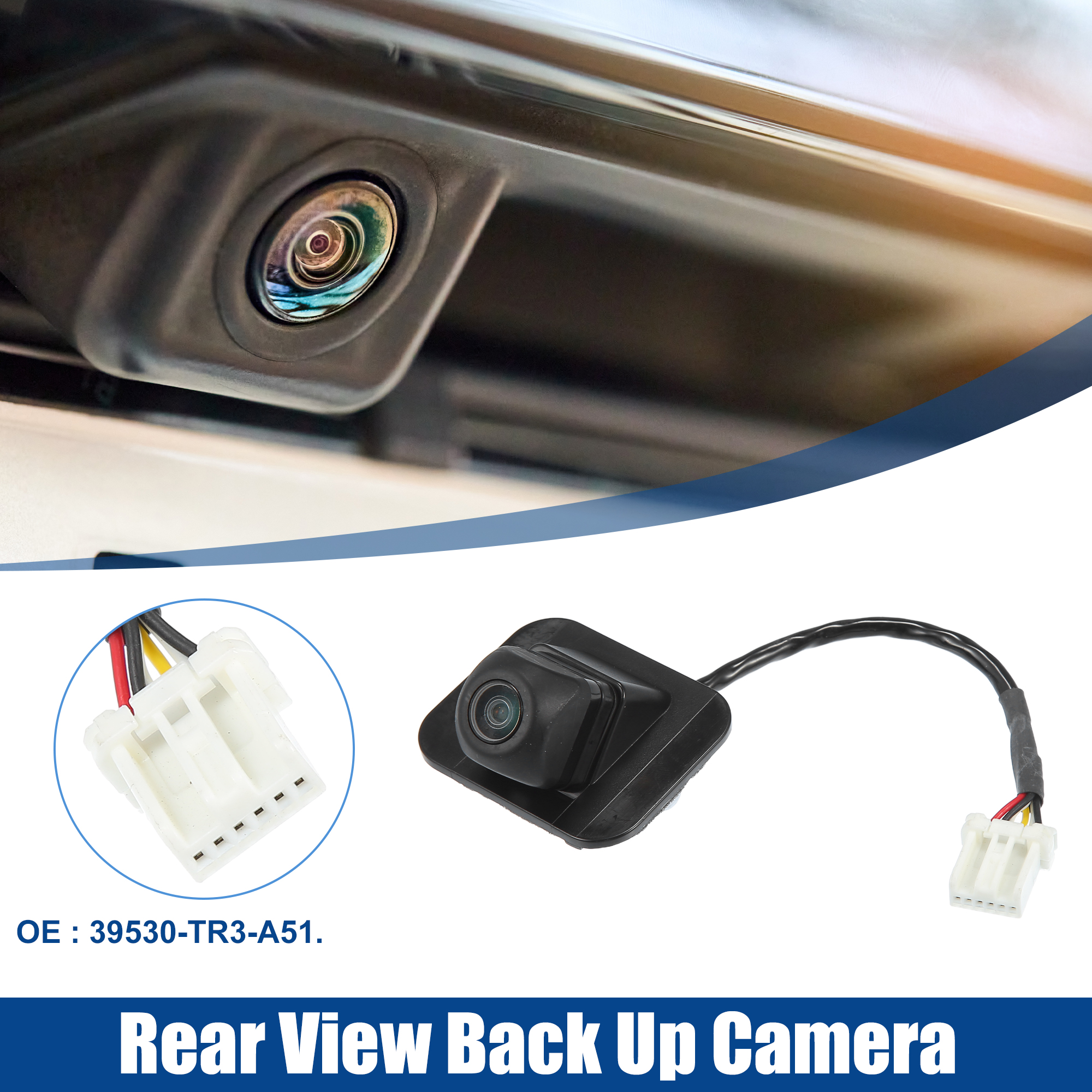 Unique Bargains Car Rear View Back Up Camera Replacement Fit for Honda Civic 2013 2014 2015