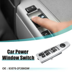 Unique Bargains 93570-2F200GW Front Driver Side Power Window Switch for Kia Spectra 2002-2006