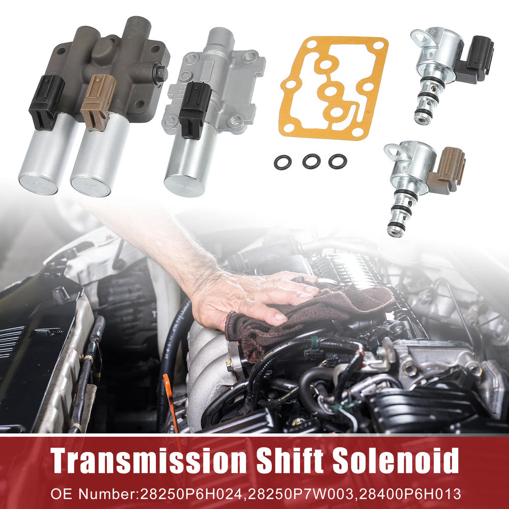 Unique Bargains Transmission Shift Solenoid Replacement for Honda Odyssey No.28250P6H024 1Set