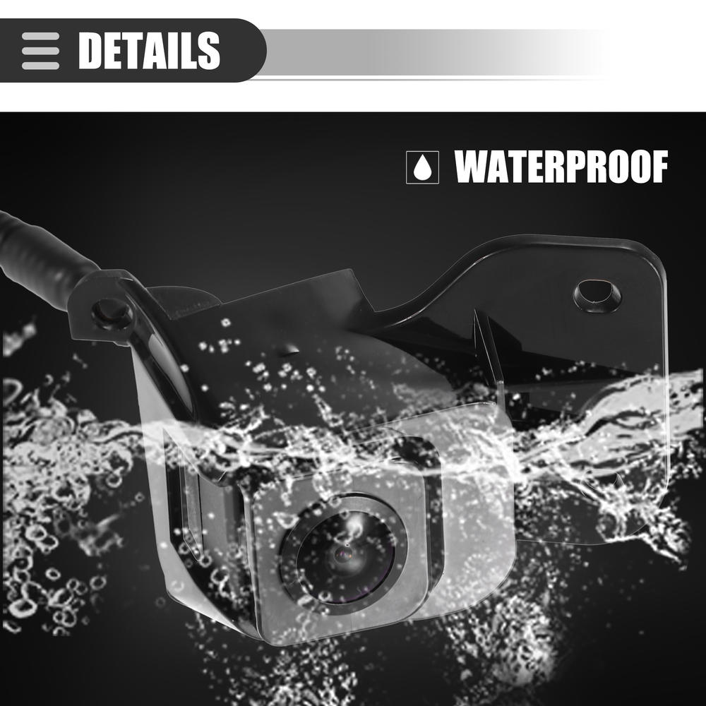 Unique Bargains Backup Camera for Chevrolet Silverado 2011-2013 Plastic Glass No.23146157 Black