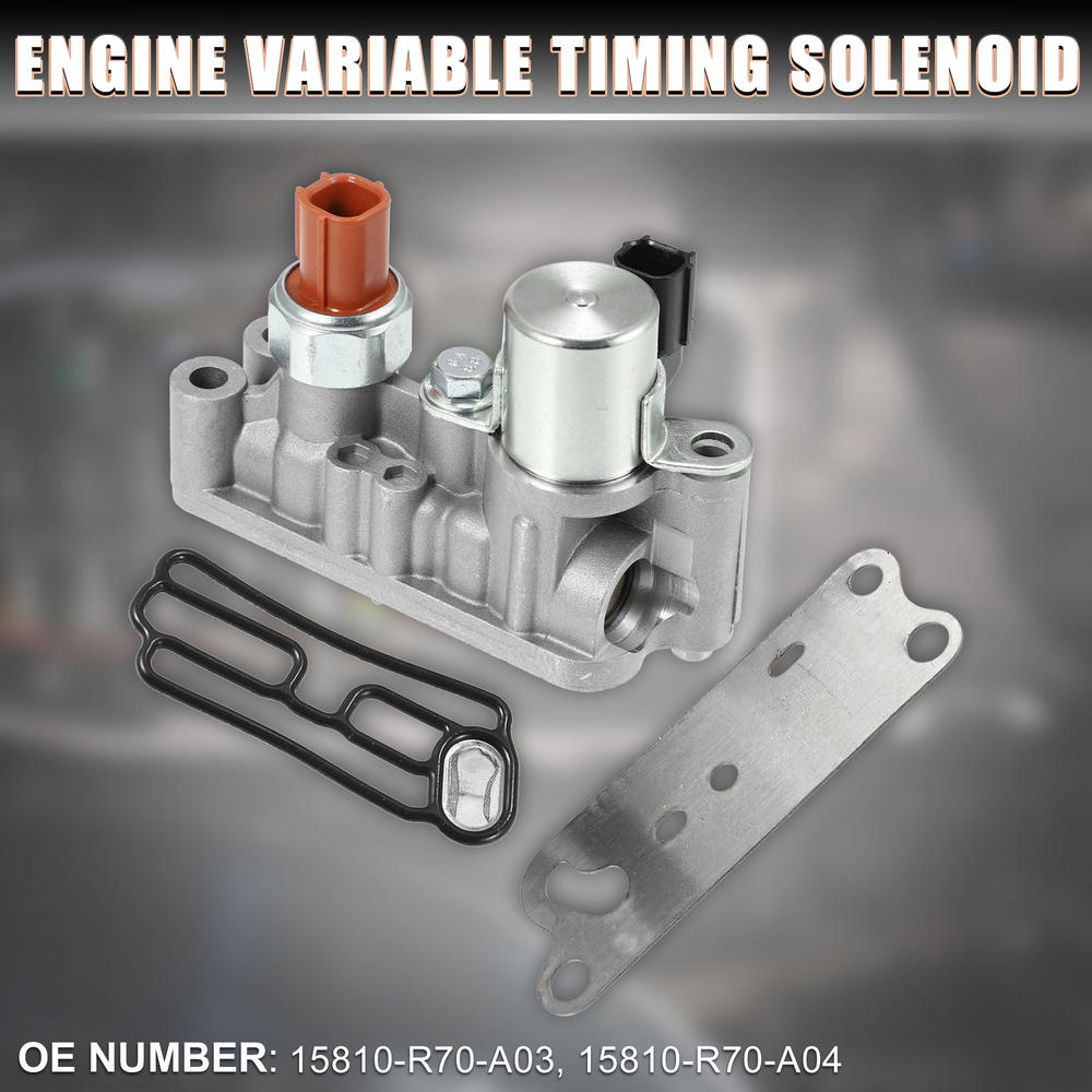 Unique Bargains Car Engine Variable Timing Solenoid Assembly with Gasket Set for Honda Pilot