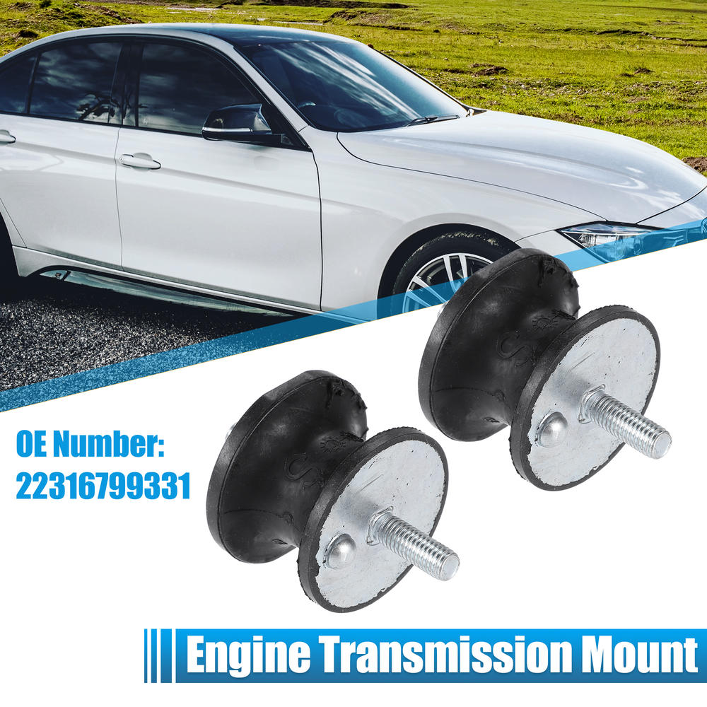 Unique Bargains No.22316799331 Rear Engine Transmission Mount Kit for BMW 1 Series M 3.0L 2011