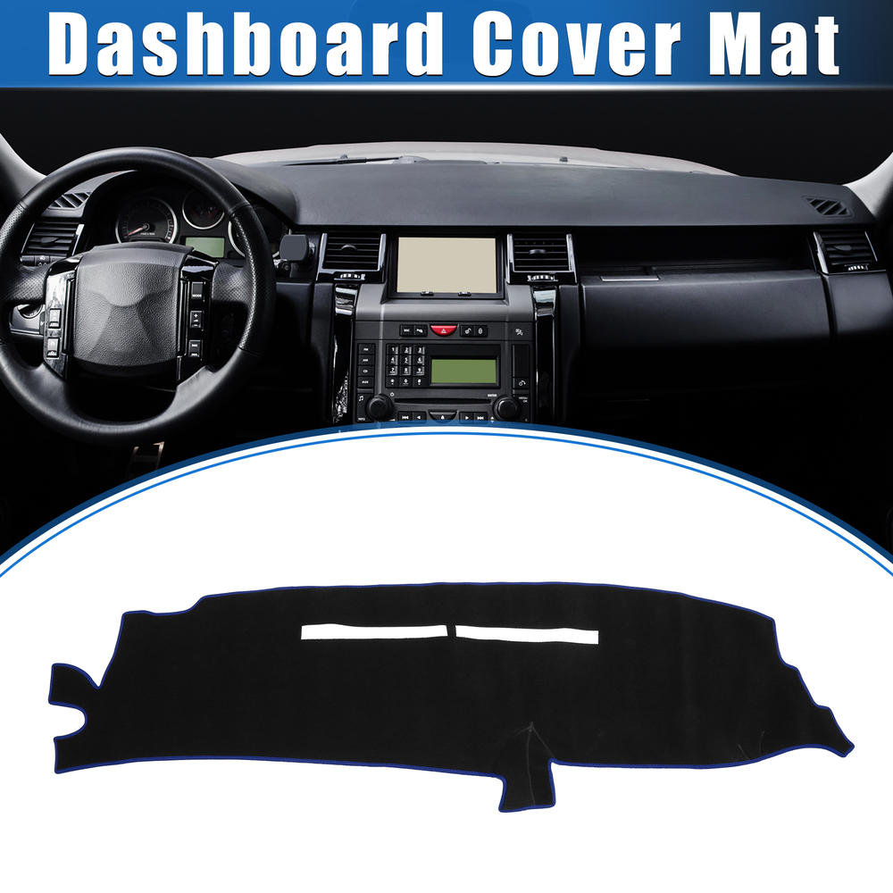 Unique Bargains Dashboard Dash Cover Mat for Chevy Silverado 1997-1998 Durable Polyester Blue
