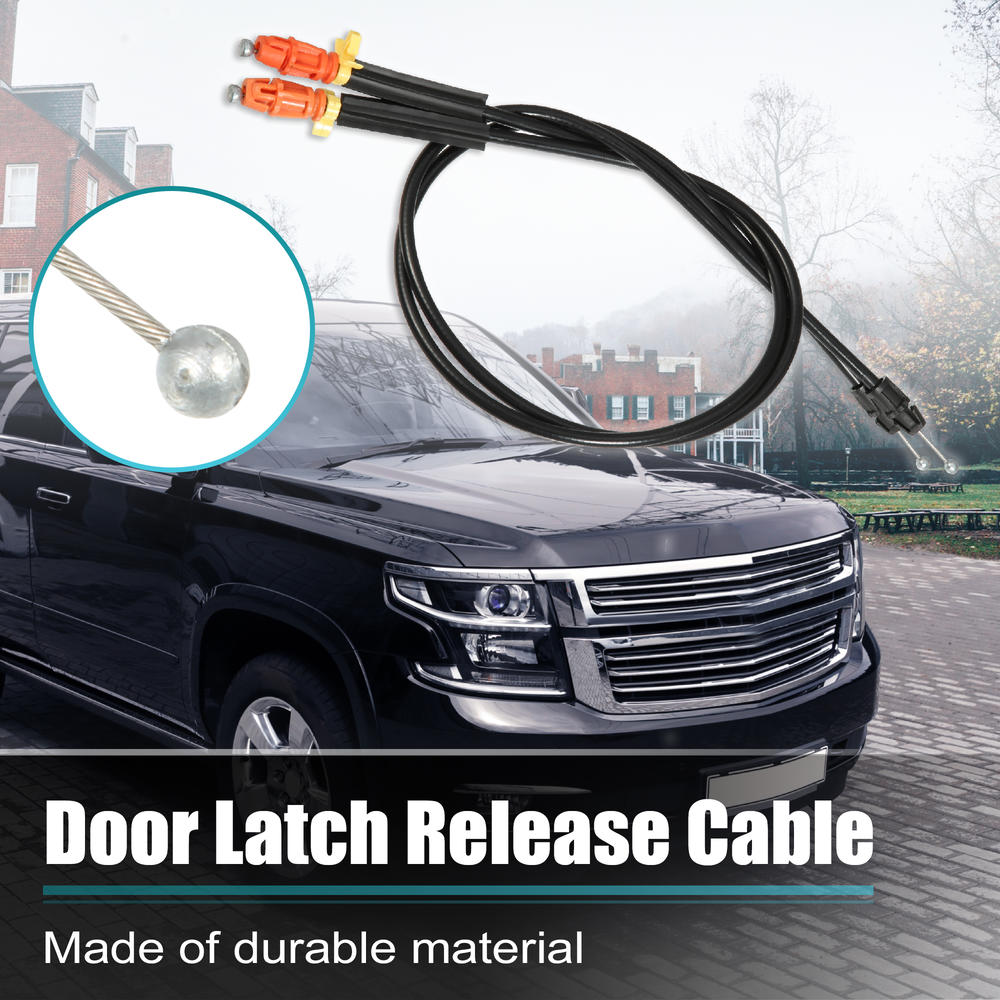 Unique Bargains 2pcs Front Door Handle Latch Release Cable for Cadillac for GMC 924-367 2975