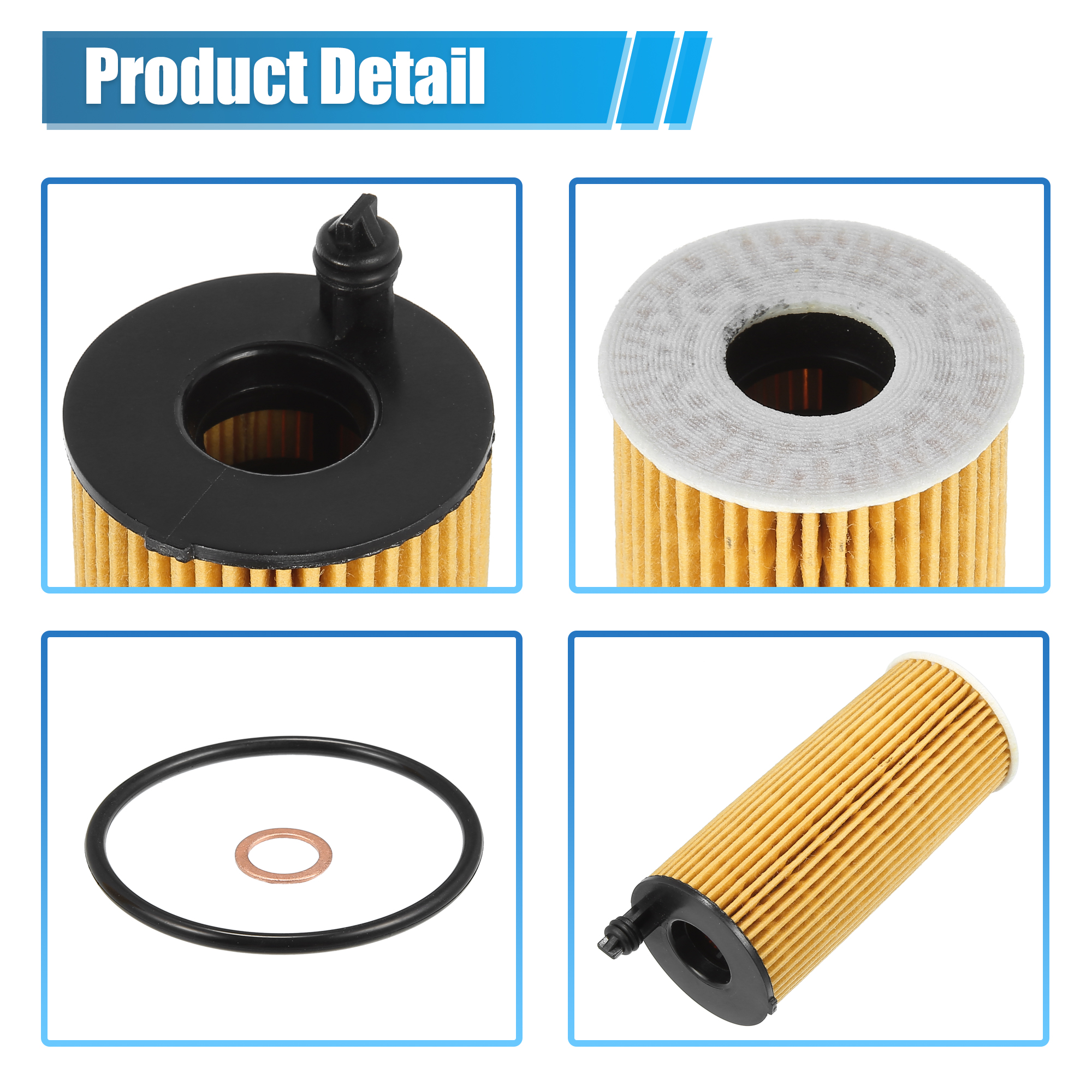 Unique Bargains Engine Oil Filter Replacement 11-42-8-575-211 Oil Fuel Filter for BMW X3