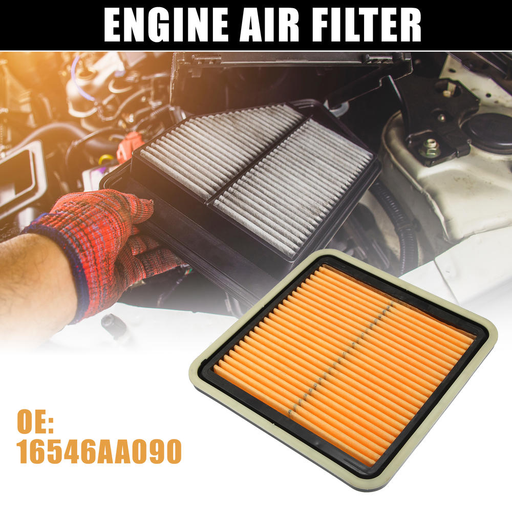 Unique Bargains Car Engine Air Filter 16546AA090 Replaces for Subaru Forester 2.0L 2014-2018