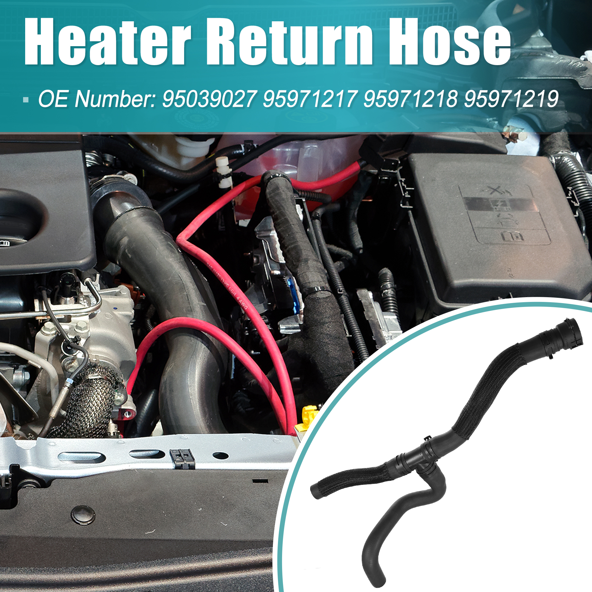 Unique Bargains 95039027 Car HVAC Outlet Heater Hose Replacement for Chevrolet Cruze 2011-2015