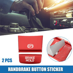 Unique Bargains 2pcs Handbrake Button Sticker with Adhesive Cover for Honda HRV 2016-2020