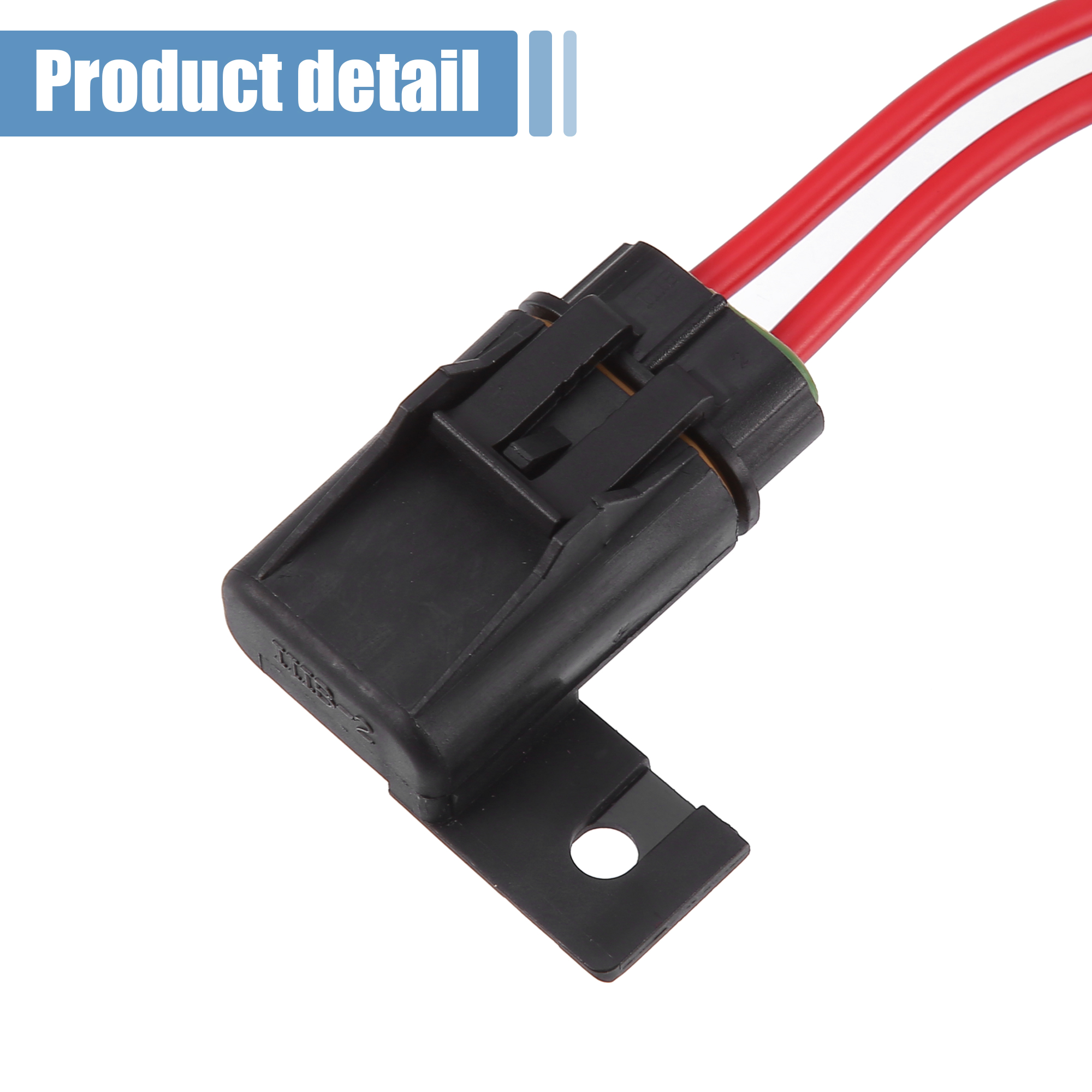 Unique Bargains 7 Set Car Inline Fuse Holder Blade Style ATO/ATC Holder 20A 12A Wire Harness