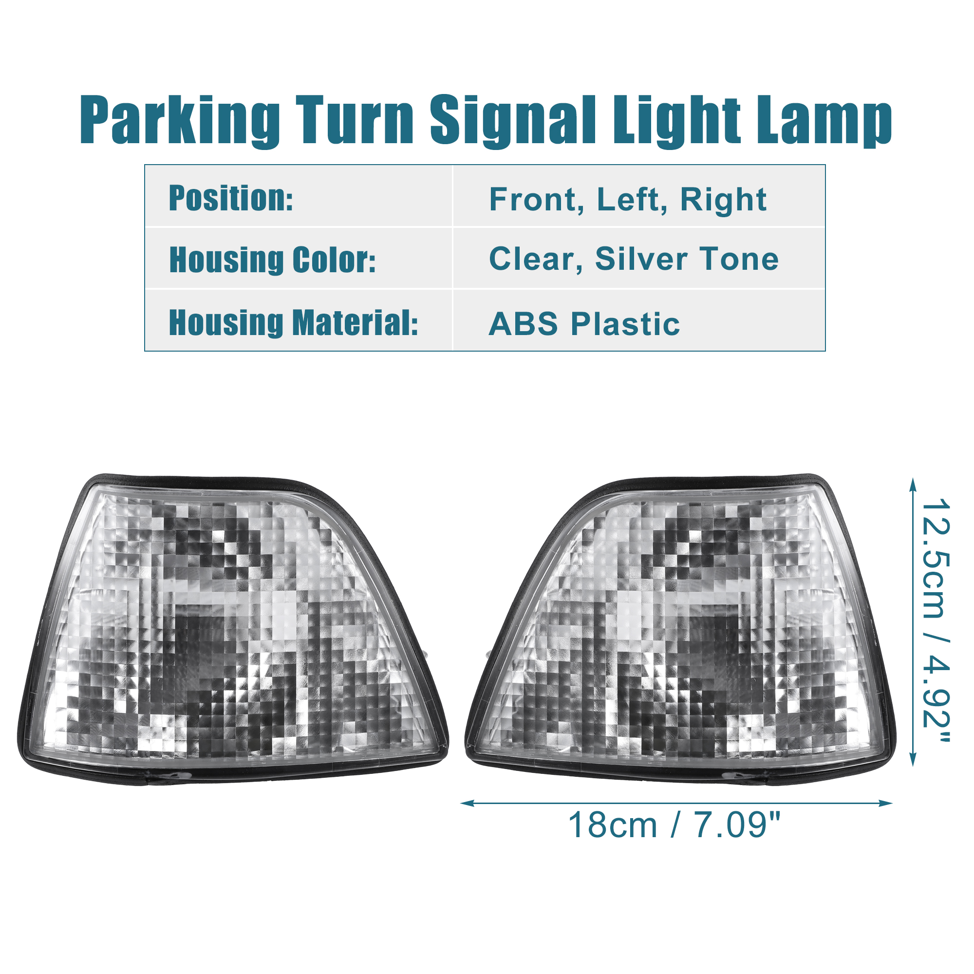 Unique Bargains Pair Clear Turn Signal Light Lamp Corner Signal Light for BMW E36 3 Series 92-98