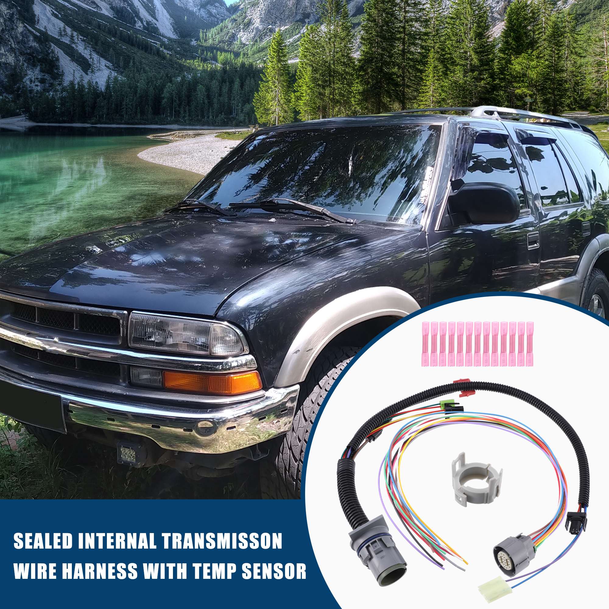 Unique Bargains 1 Set 24200161 Car Transmission Harness Repair for Chevrolet Blazer 1991-1993