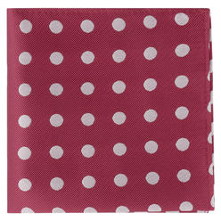 Unique Bargains Men's Polka Dots Pocket Squares Business Tuxedo Wedding Handkerchief
