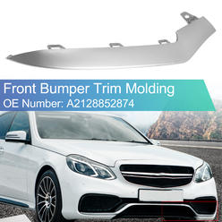 Unique Bargains Front Right Side Chrome Plated Front Bumper for Mercedes Benz A2128852874
