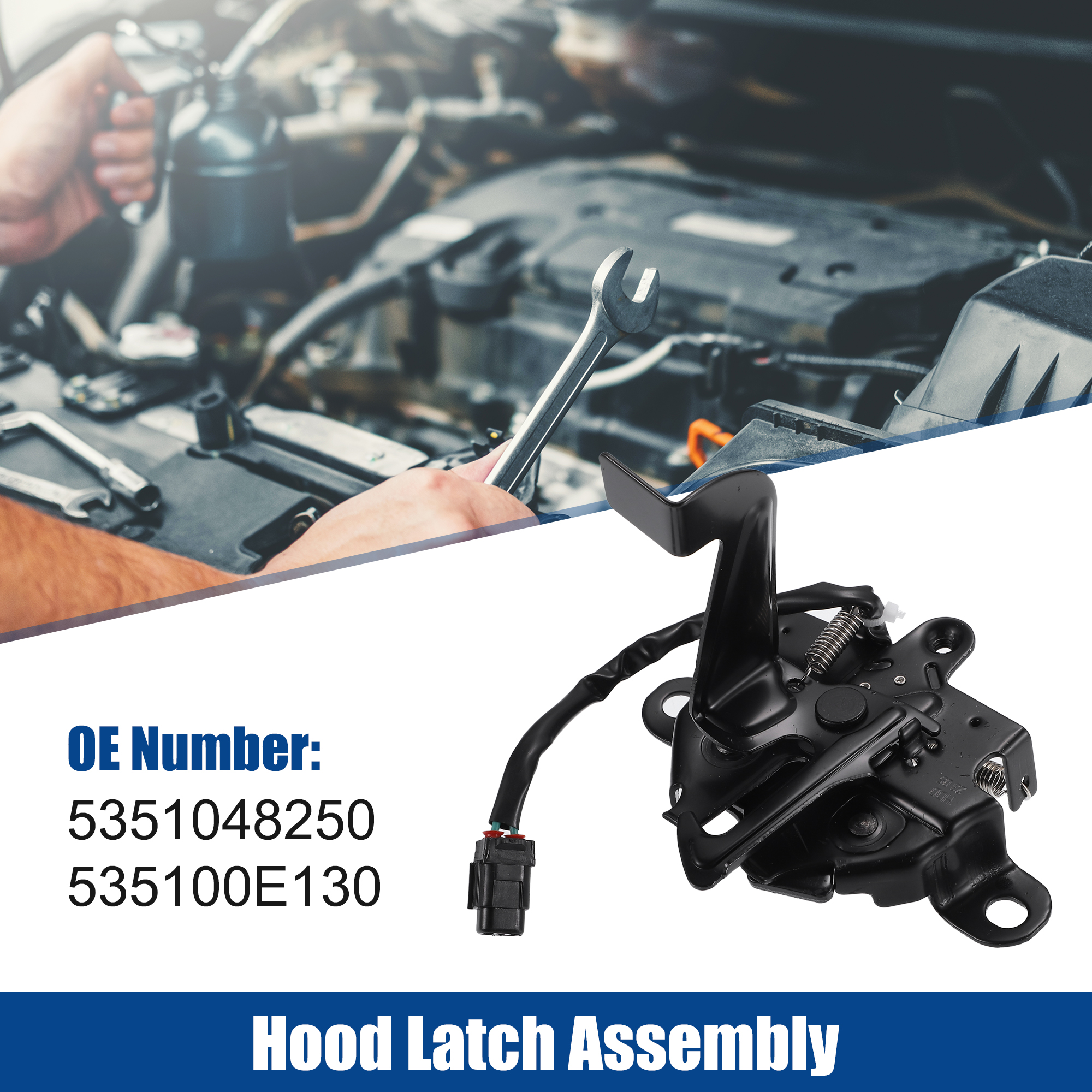 Unique Bargains Car Hood Latch Lock Fit for Lexus RX350 2016-2022 No.5351048250/535100E130
