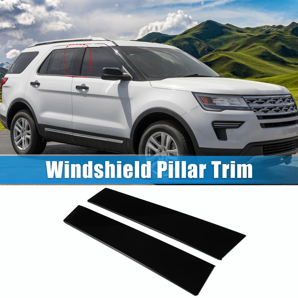 Unique Bargains Windshield Pillar Trim NO.BB5Z-7820555-BB for Ford Explorer 11-19 Left and Right