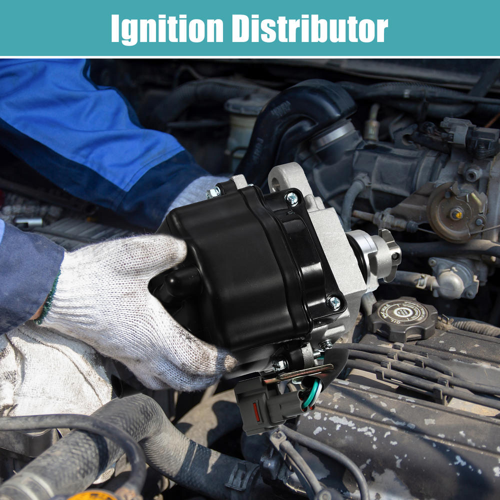 Unique Bargains Ignition Distributor Fit for Toyota Corolla 1.6L 1.8L 1996-1997 19050-16030