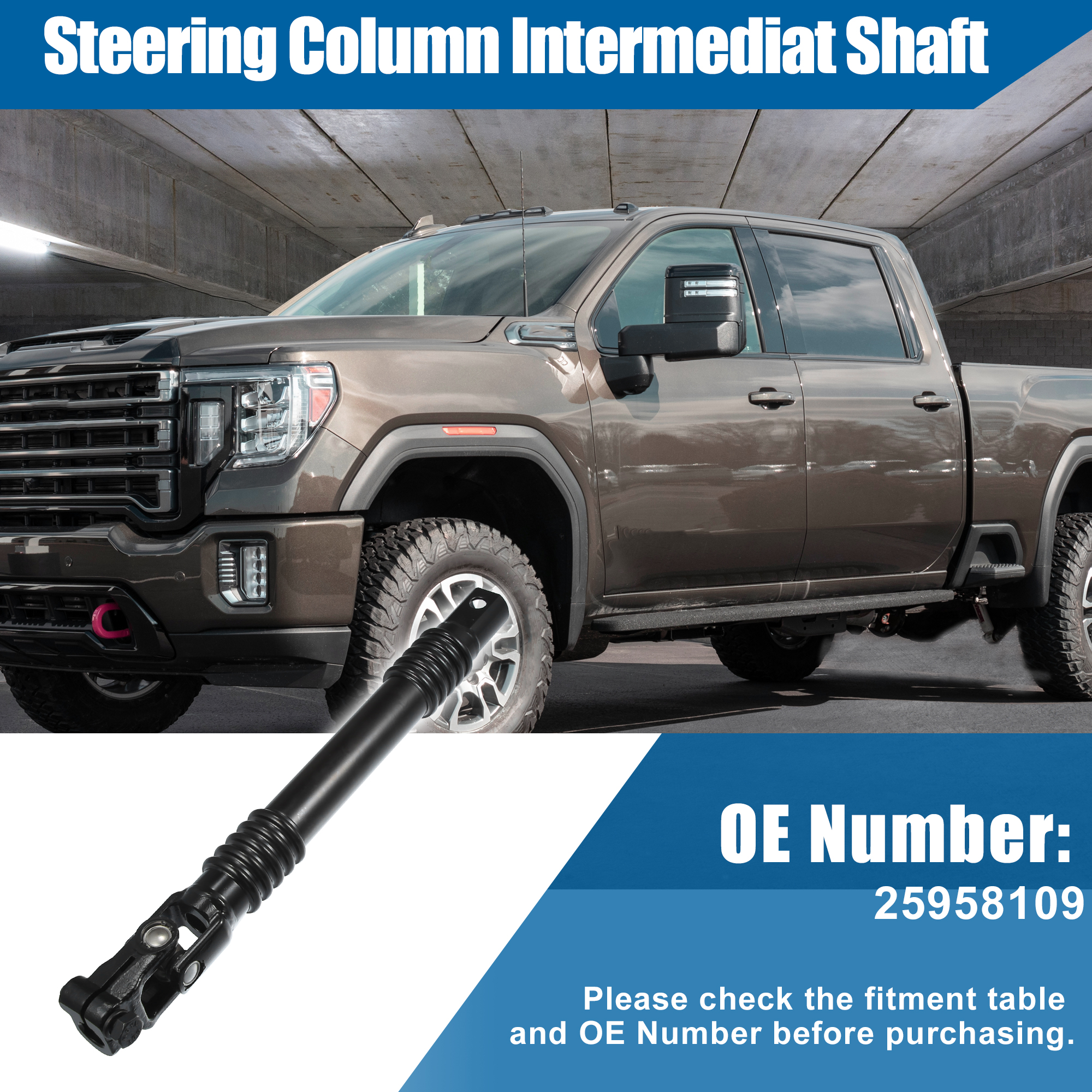 Unique Bargains Lower Intermediate Steering Shaft Column for Cadillac Escalade 02-06 25958109