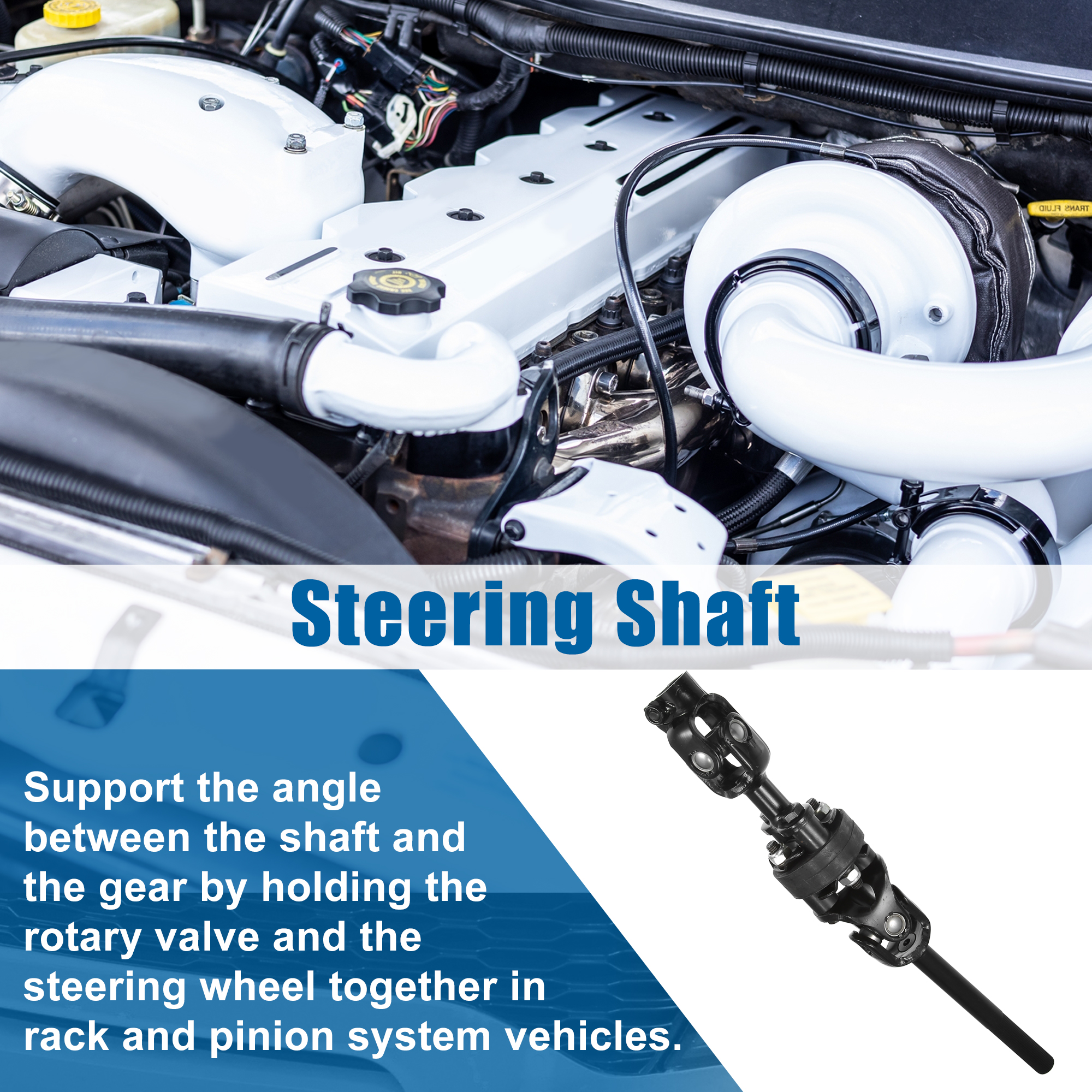 Unique Bargains Lower Intermediate Steering Shaft Column 48220-65D50 Fit for Chevy for Suzuki